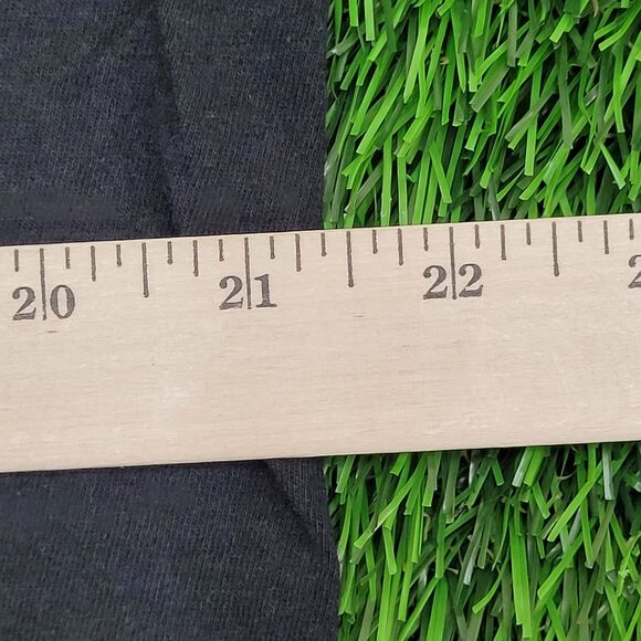 ACDC Hells-Bell 3/4 Raglan Shirt Large 21x27 Black Gray - Picture 12 of 13